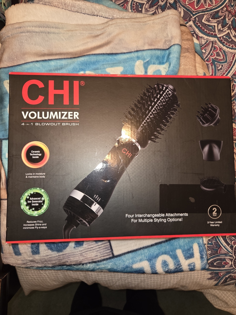 Volumizer 4-in-1 Blowout Brush - Black